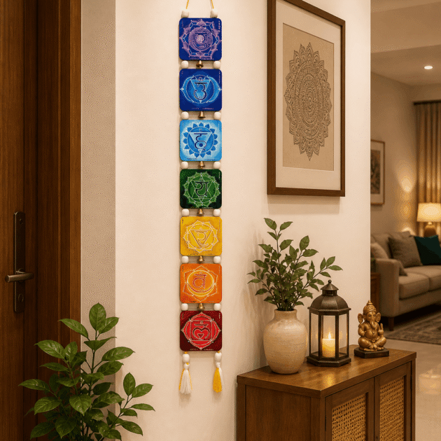 7 चक्र तोरण (चक्र हीलिंग एवं संतुलन) | 7 Chakra Wall hanging (Chakra Healing & Balancing)