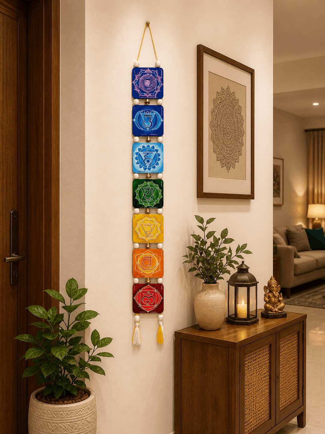 7 चक्र तोरण (चक्र हीलिंग एवं संतुलन) | 7 Chakra Wall hanging (Chakra Healing & Balancing)
